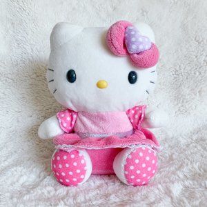 Vintage Hello Kitty Polka Dot 7" Plush